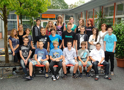 SchülerInnen der 4.b im Schuljahr 2011/12